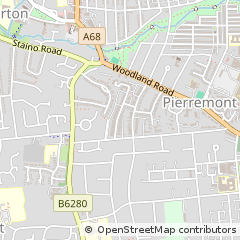 Map of Darlington