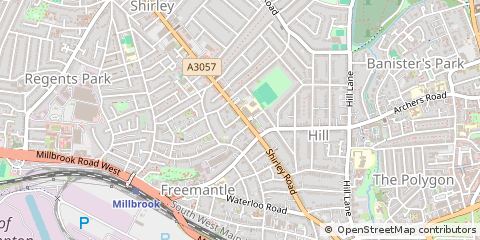 Map of Southampton