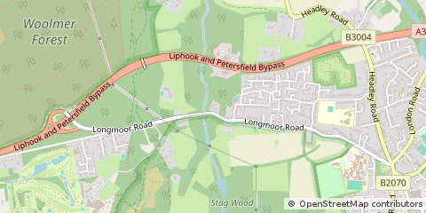 Map of Liphook, Hampshire