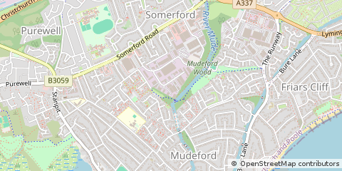 Map of Christchurch