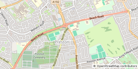 Map of North Shields