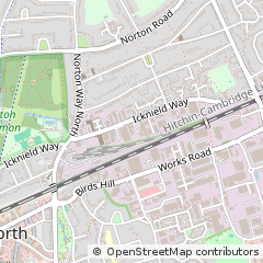 Map of Letchworth, Herts