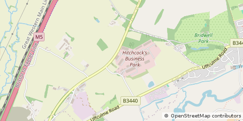 Map of Willand, Devon