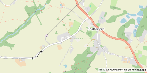 Map of Bewdley, Worcestershire