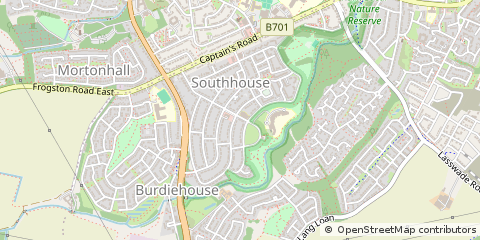 Map of Edinburgh, Midlothian