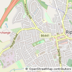 Map of Ripley, Derbyshire