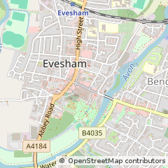 Map of Evesham