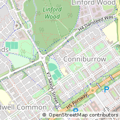 Map of Milton Keynes