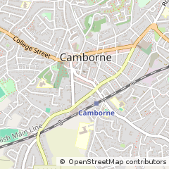 Map of Camborne, Cornwall