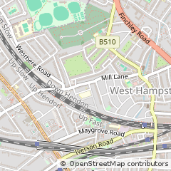Map of West Hampstead, London