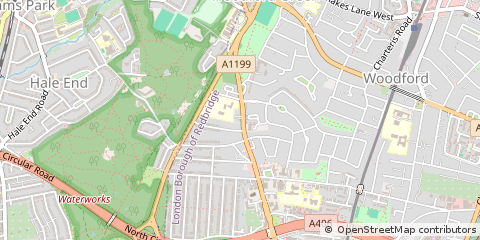Map of Woodford