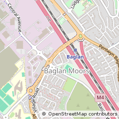 Map of Port Talbot, Neath Port Talbot