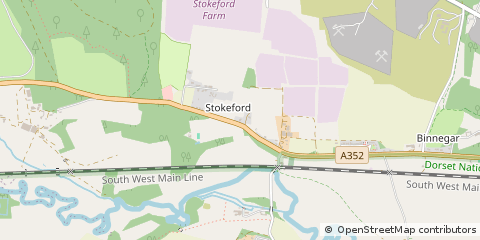 Map of Wareham, Dorset