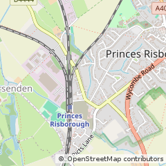Map of Princes Risborough, Buckinghamshire