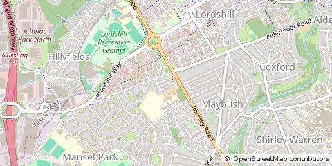 Map of Southampton