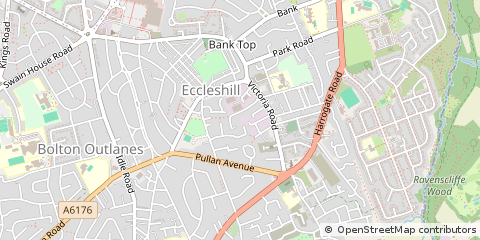 Map of West Yorkshire