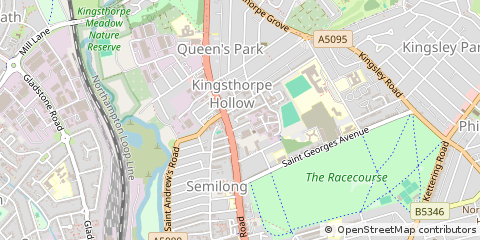Map of Northampton