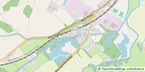 Map of Reading, Berkshire