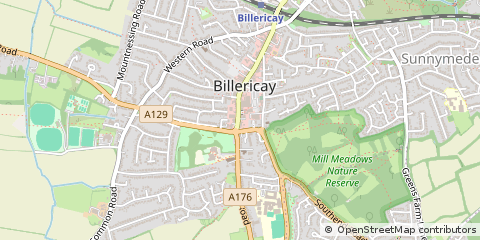 Map of Billericay