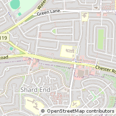 Map of Birmingham, West Midlands