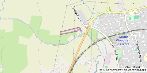 Map of Chelmsford, Essex