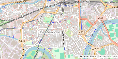 Map of Nottingham