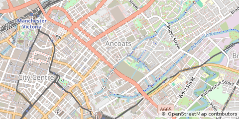 Map of Manchester