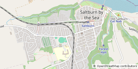 Map of Saltburn-by-the-SEA