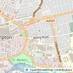 Map of Northampton
