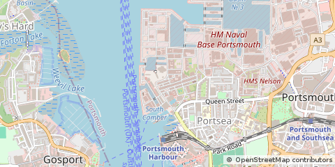Map of Portsmouth, Hampshire