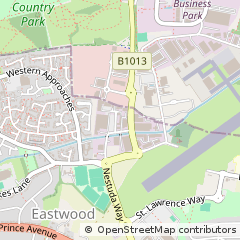 Map of Southend on SEA, Essex