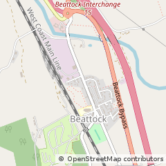 Map of Beattock, Dumfriesshire