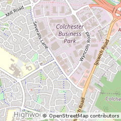 Map of Colchester, Essex