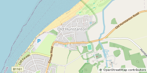 Map of Hunstanton, Norfolk
