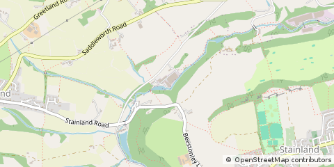 Map of Halifax, West Yorkshire