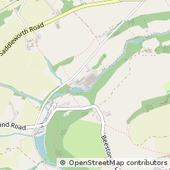 Map of Halifax, West Yorkshire