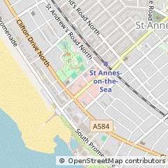 Map of Lytham ST. Annes