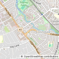 Map of Colindale, London