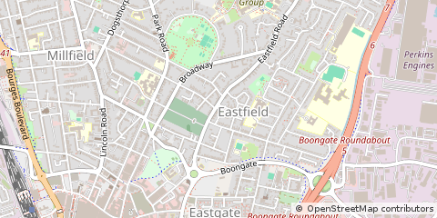 Map of Peterborough