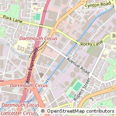 Map of Birmingham, West Midlands