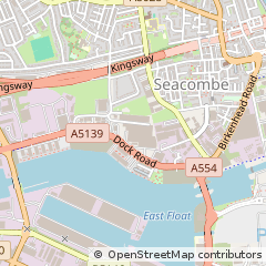 Map of Wallasey, Merseyside