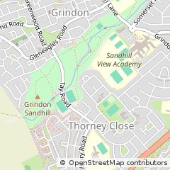 Map of Sunderland, Tyne & Wear