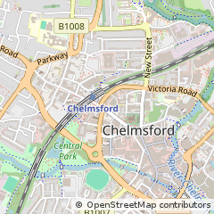 Map of Chelmsford, Essex