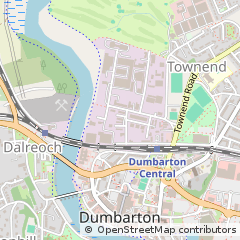 Map of Dumbarton