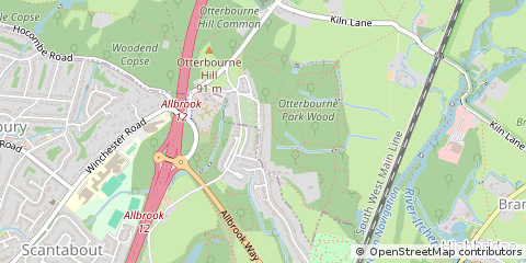 Map of Winchester, Hampshire