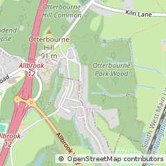 Map of Winchester, Hampshire