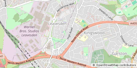 Map of Watford, Hertfordshire