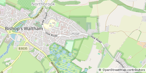 Map of Southampton, Hampshire