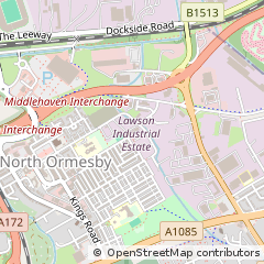 Map of Middlesbrough