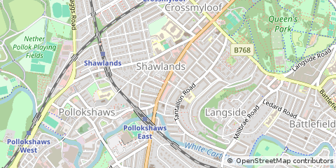 Map of Glasgow